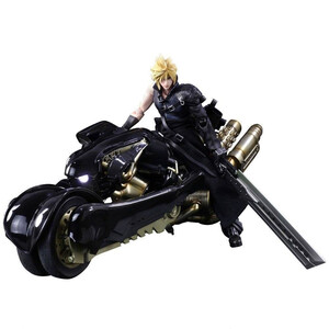 Square Enix Final Fantasy VII Advent Children Play Arts Kai Action Figure Cloud Strife & Fenrir 