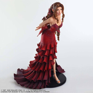 Square Enix Final Fantasy VII Remake Static Arts Gallery Statue Aerith Gainsborough Dress Ver. - Damaged packaging 