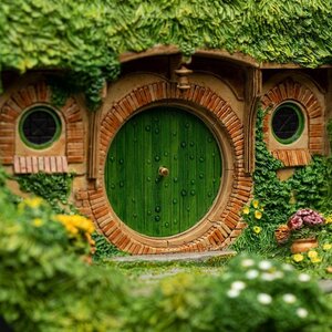 Weta Workshop Lord of the Rings Statue Bag End on the Hill 