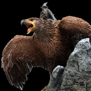 Weta Workshop Lord of the Rings Statue Gandalf on Gwaihir 