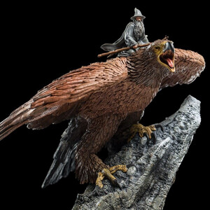 Weta Workshop Lord of the Rings Statue Gandalf on Gwaihir 