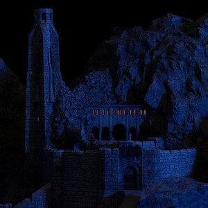 Weta Workshop Lord of the Rings Statue Helm's Deep 