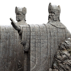 Weta Workshop Lord of the Rings Statue The Argonath Environment 