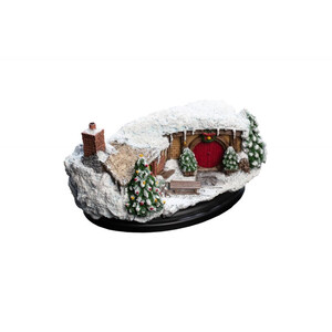 Weta Workshop The Hobbit An Unexpected Journey Statue 35 Bagshot Row Christmas Edition 