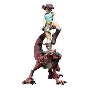 Weta Workshop Tomb Raider Mini Epics Lara Croft & Raptor 