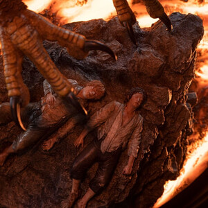 Weta Workshop The Lord of the Rings Masters Collection 7 Statue Salvation at Mount Doom 