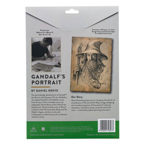 Weta Workshop The Hobbit Art Print Portrait of Gandalf the Grey 