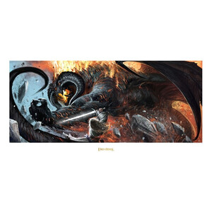 Weta Workshop Lord of the Rings Art Print The Battle of the Peak 
