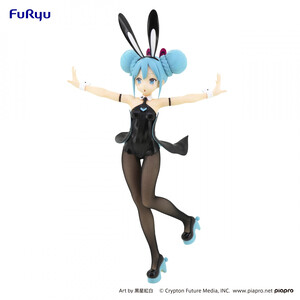 Furyu Hatsune Miku BiCute Bunnies Figure -Hatsune Miku/Black- 
