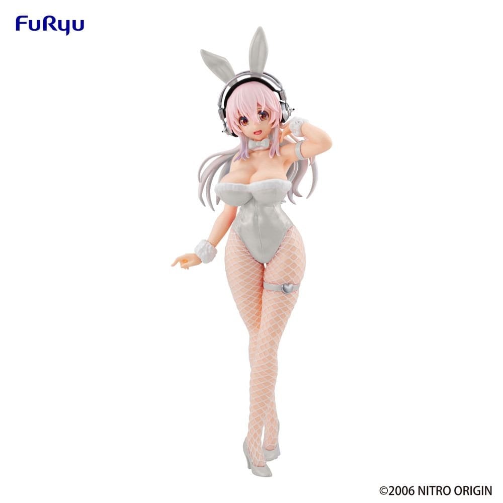 Furyu Super Sonico BiCute Bunnies Pearl White Ver. 