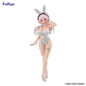 Furyu Super Sonico BiCute Bunnies Pearl White Ver. 