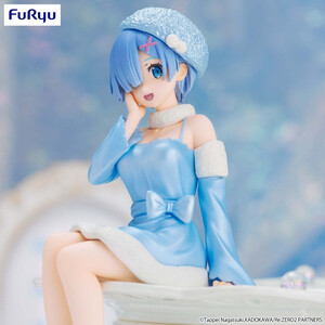 Furyu ReZero Starting Life in Another World Noodle Stopper Rem Snow Princess Pearl Color Ver. 