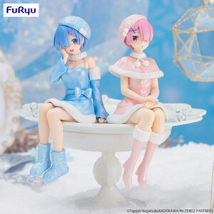 Furyu ReZero Starting Life in Another World Noodle Stopper Rem Snow Princess Pearl Color Ver. 