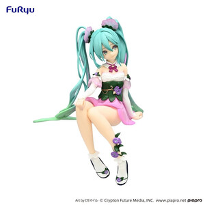 Furyu Hatsune Miku Noodle Stopper Flower Fairy Morning Glory Pink Color Ver. 
