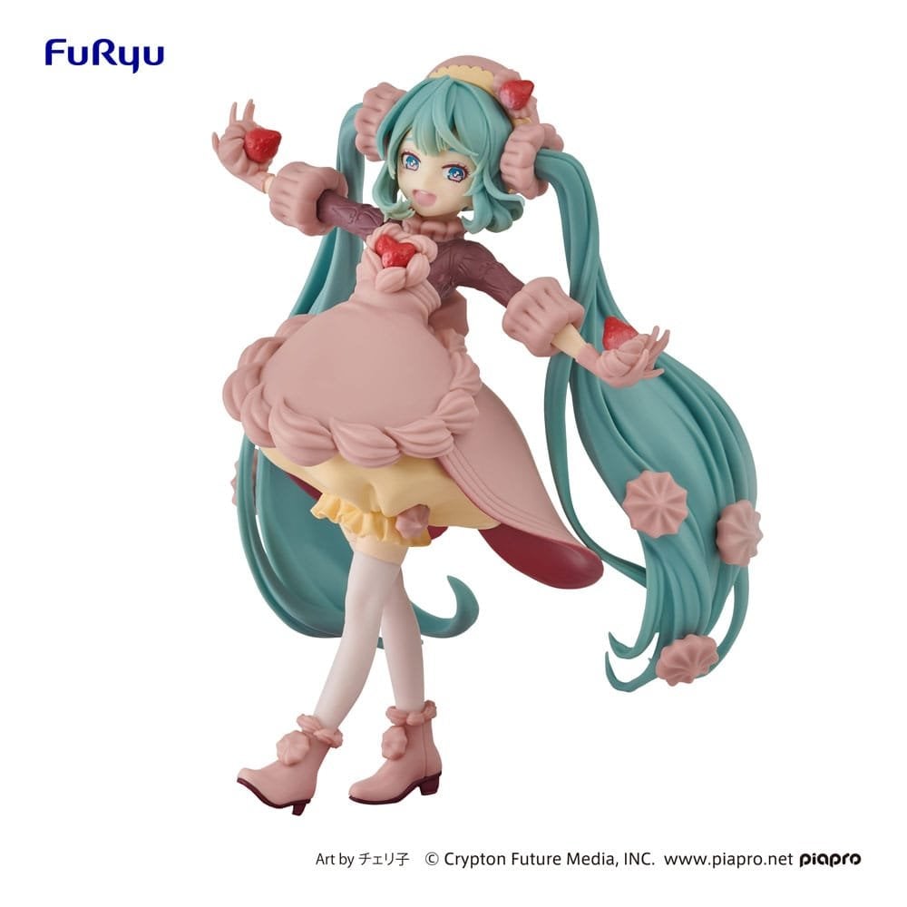 Furyu Hatsune Miku SweetSweets Series Strawberry Chocolate Short 