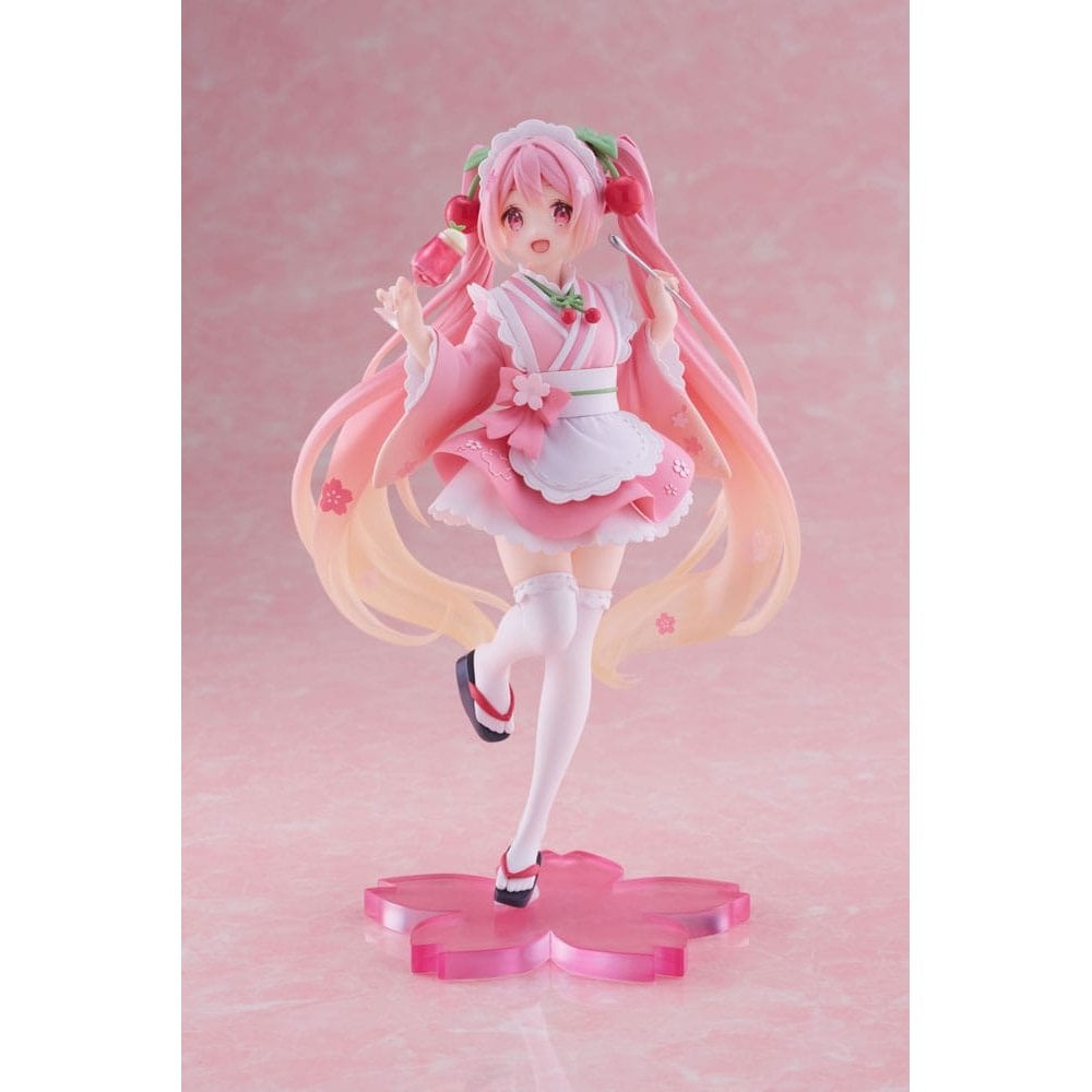 Taito Hatsune Miku Newley Written Sakura Miku Japanese Cafe Ver. 