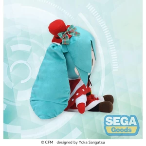 SEGA Goods Character Vocal Series 01 Hatsune Miku Fuwa Petit Plush Hatsune Miku Christmas 