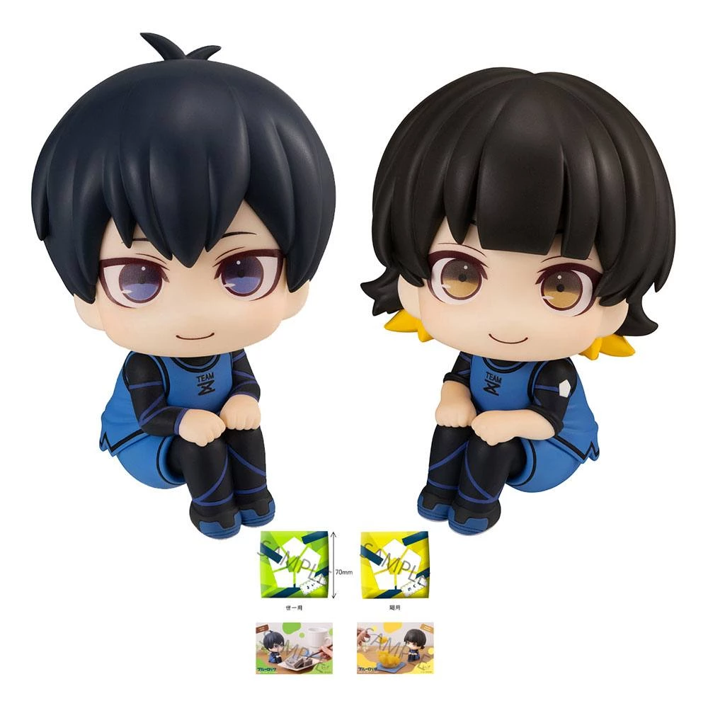 Megahouse Blue Lock Look Up Figures Yoichi Isagi & Meguru Bachira Limited Ver. 