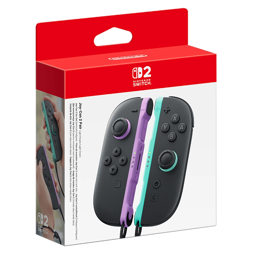 Nintendo Switch 2 Joy-Con Pair Light Purple & Light Green 