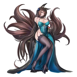 Good Smile Arts Shanghai Azur Lane 1/7 Scake Amagi Throne of Fallen Petals Ver. 