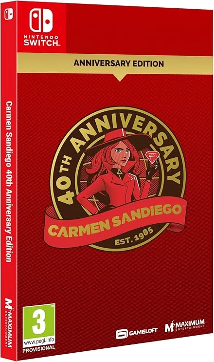 Carmen Sandiego 40th Anniversary Edition Switch 