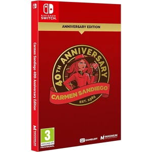 Maxmimum Entertainment Carmen Sandiego 40th Anniversary Edition Switch 