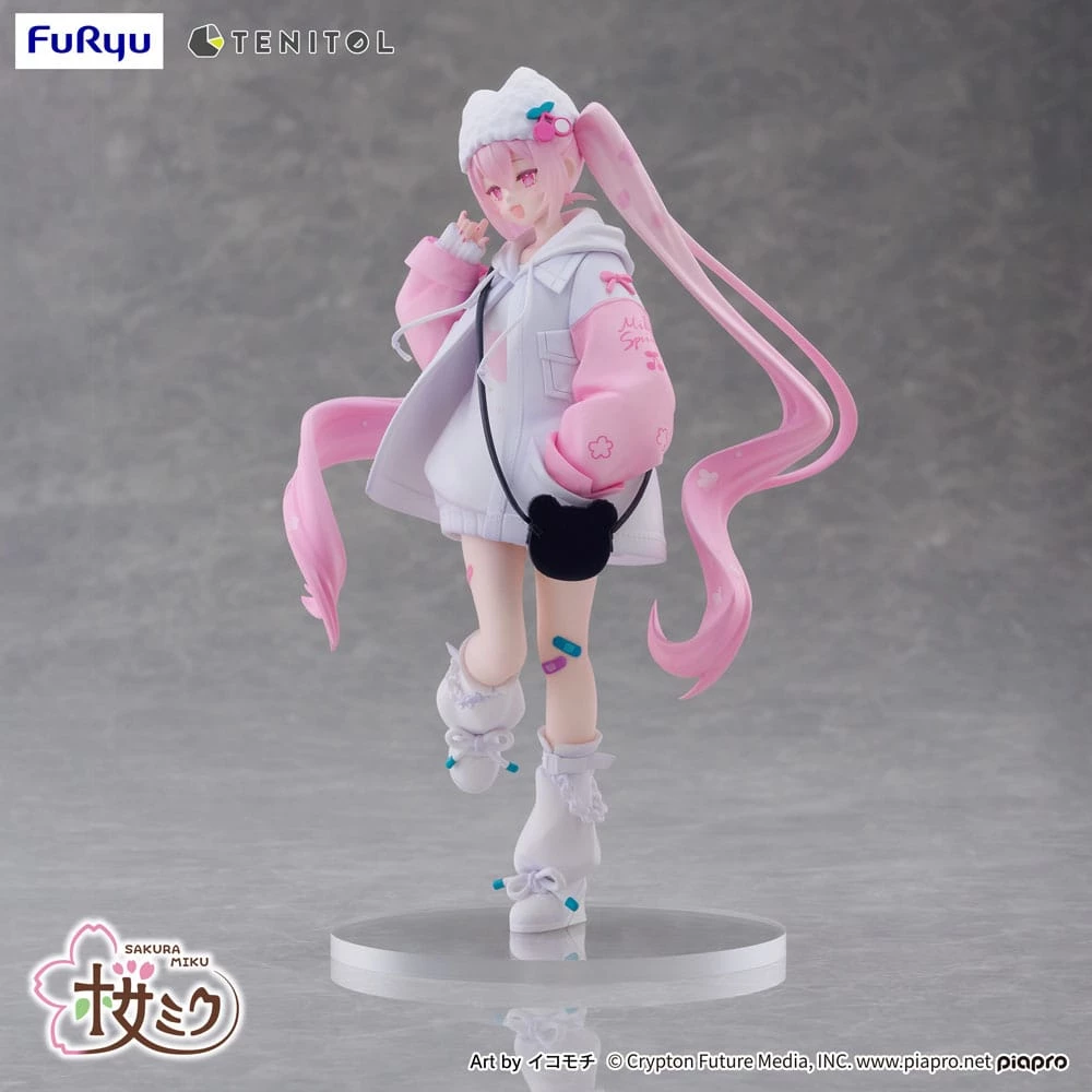 希少 桜 ミク FuRyu TENITOL Sakura Cool style Furyu Hatsune Miku Tenitol Sakura Miku Cool style petit