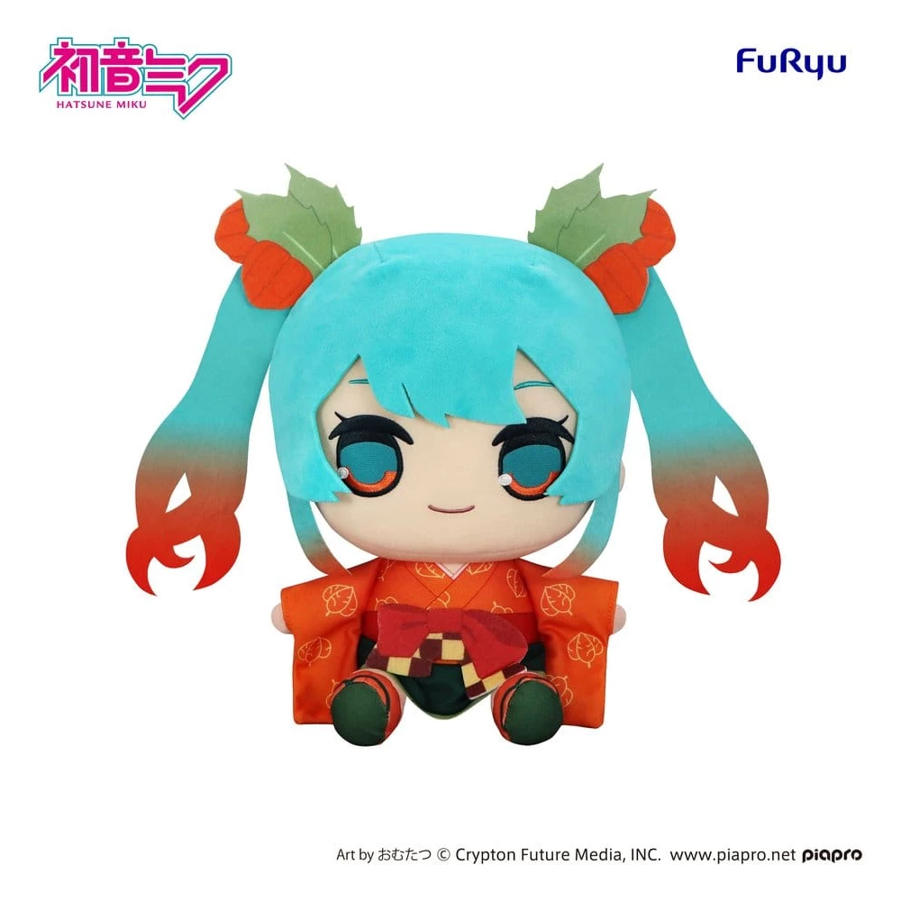 Hatsune Miku KYURUMARU Big Plush Flower Fairy Winter Cherry ver 