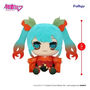 Furyu Hatsune Miku KYURUMARU Big Plush Flower Fairy Winter Cherry ver 