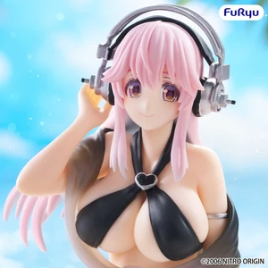Furyu SUPER SONICO Noodle Stopper Swimsuit Black Color ver 