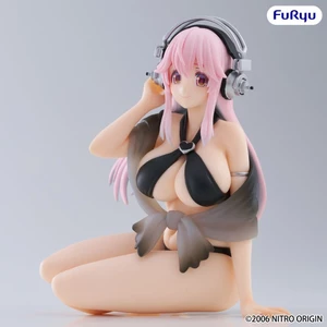 Furyu SUPER SONICO Noodle Stopper Swimsuit Black Color ver 