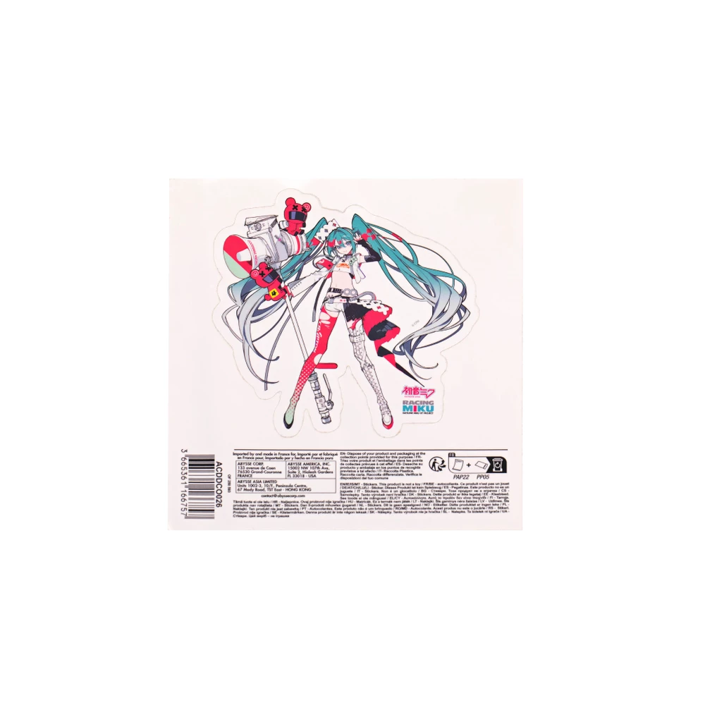 RACING MIKU 2025 Ver. Character Die-cut Sticker 