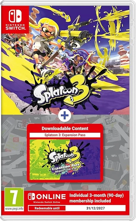 Nintendo Splatoon 3 & Expansion Pass & 3 Months NSO 