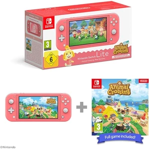 Nintendo Nintendo Switch Lite Coral & Animal Crossing New Horizons 