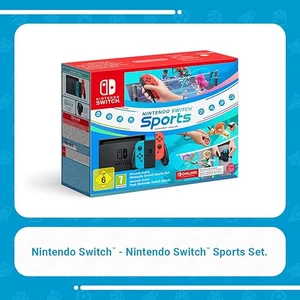 Nintendo Nintendo Switch Neon Red/Neon Blue & Switch Sports & 12 Month NSO 