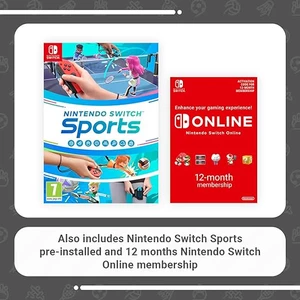 Nintendo Nintendo Switch Neon Red/Neon Blue & Switch Sports & 12 Month NSO 