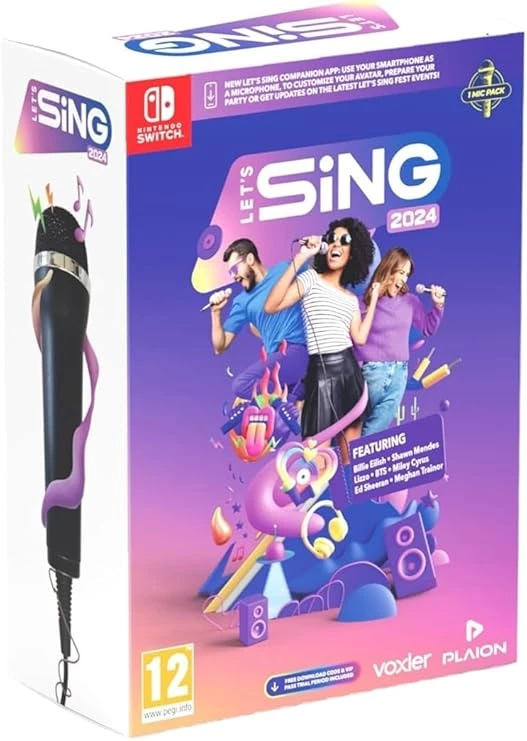 Let's Sing 2024 1-Mic Pack Switch 