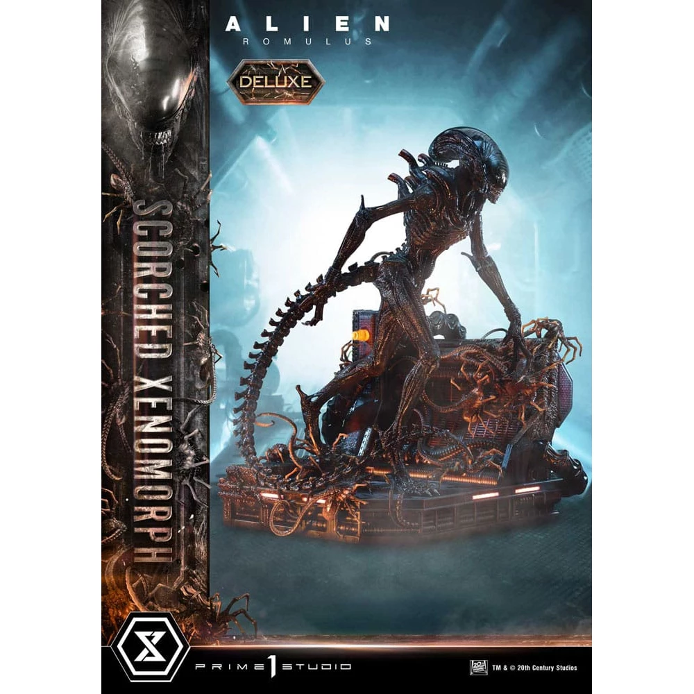 Alien Romulus Museum Masterline XL 1/3 Scale Alien Romulus Scorched Xenomorph Deluxe Version 
