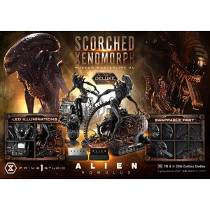 Prime 1 Studio Alien Romulus Museum Masterline XL 1/3 Scale Alien Romulus Scorched Xenomorph Deluxe Version 