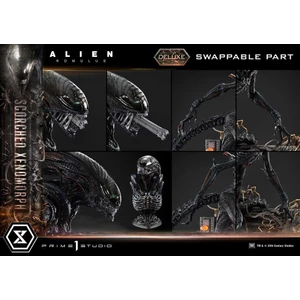 Prime 1 Studio Alien Romulus Museum Masterline XL 1/3 Scale Alien Romulus Scorched Xenomorph Deluxe Version 