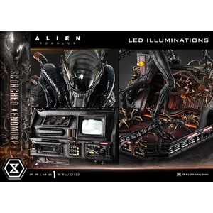 Prime 1 Studio Alien Romulus Museum Masterline XL 1/3 Scale Alien Romulus Scorched Xenomorph Deluxe Version 