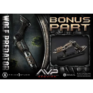 Prime 1 Studio Aliens vs Predator Requiem Real Elite Masterline 1/3 Scale Aliens vs Predator Requiem Wolf Predator DX Bonus Version 