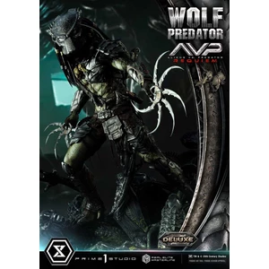 Prime 1 Studio Aliens vs Predator Requiem Real Elite Masterline 1/3 Scale Aliens vs Predator Requiem Wolf Predator DX Bonus Version 