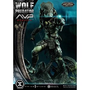 Prime 1 Studio Aliens vs Predator Requiem Real Elite Masterline 1/3 Scale Aliens vs Predator Requiem Wolf Predator DX Bonus Version 