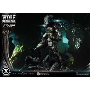Prime 1 Studio Aliens vs Predator Requiem Real Elite Masterline 1/3 Scale Aliens vs Predator Requiem Wolf Predator DX Bonus Version 