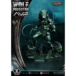 Prime 1 Studio Aliens vs Predator Requiem Real Elite Masterline 1/3 Scale Aliens vs Predator Requiem Wolf Predator DX Bonus Version 