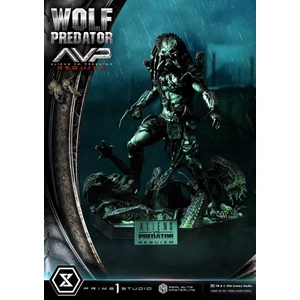 Prime 1 Studio Aliens vs Predator Requiem Real Elite Masterline 1/3 Scale Aliens vs Predator Requiem Wolf Predator DX Bonus Version 