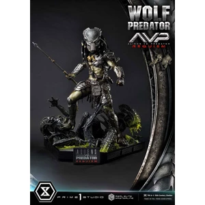 Prime 1 Studio Aliens vs Predator Requiem Real Elite Masterline 1/3 Scale Aliens vs Predator Requiem Wolf Predator Deluxe Version 