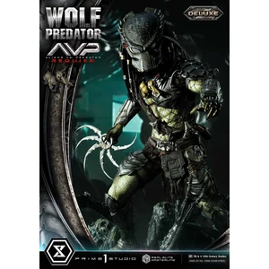 Prime 1 Studio Aliens vs Predator Requiem Real Elite Masterline 1/3 Scale Aliens vs Predator Requiem Wolf Predator Deluxe Version 