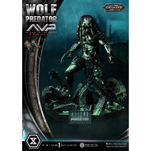 Prime 1 Studio Aliens vs Predator Requiem Real Elite Masterline 1/3 Scale Aliens vs Predator Requiem Wolf Predator Deluxe Version 